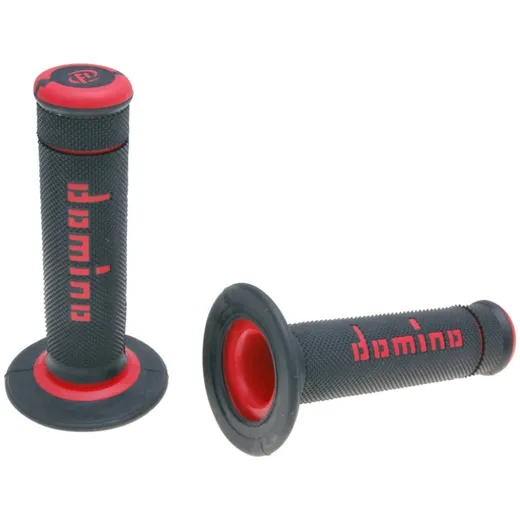 Griffgummis Griffe Satz Domino A190 Off-Road schwarz / rot 37220 Griffgummis Griffe Satz Domino A190 Off-Road schwarz / rot 37220