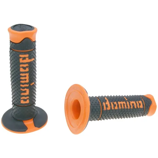 Griffgummis Griffe Satz Domino A260 Off-Road schwarz / orange 37230