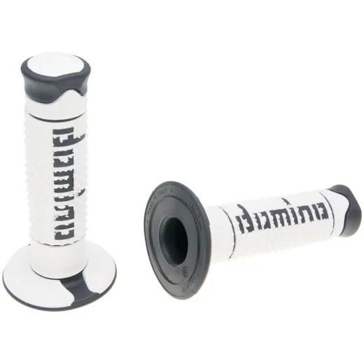 handlebar grip set Domino A260 off-road white / black 37234