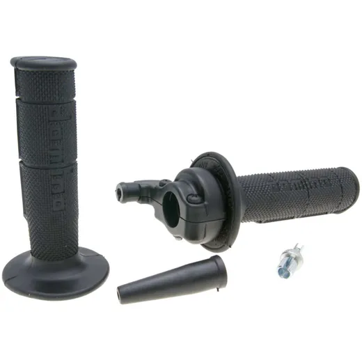 quick action throttle rubber grip set Domino 4°/ 46mm for Beta RR50 2006, Beta WRM 125, Fantic Caballero 37256