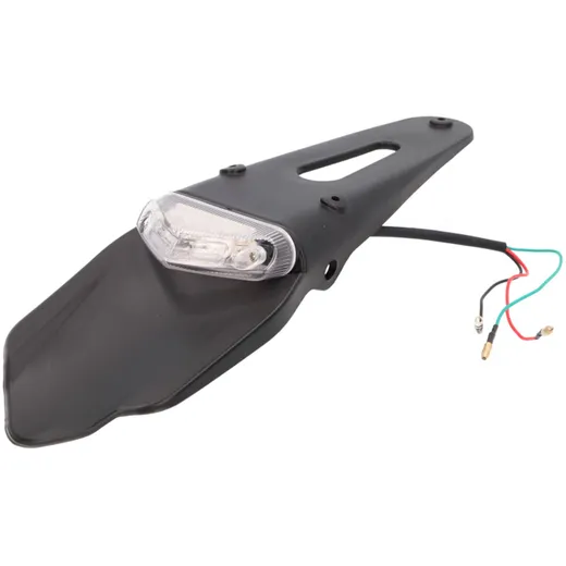 rear fender w/ brake light LED white for Supermotard, Enduro 37346