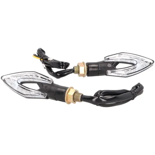 indicator light set M10 thread LED black Mini, short version 37366 indicator light set M10 thread LED black Mini, short version 37366