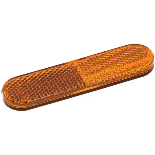 reflector 95x25mm orange color, self-adhesive 37429