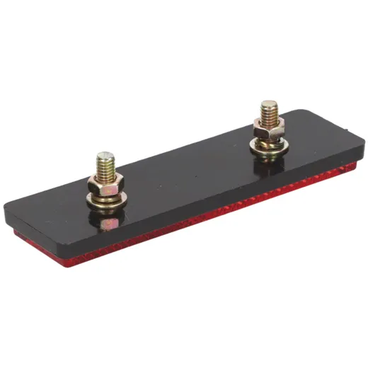 reflector 94x28mm red color, M5 screwable 37432_1