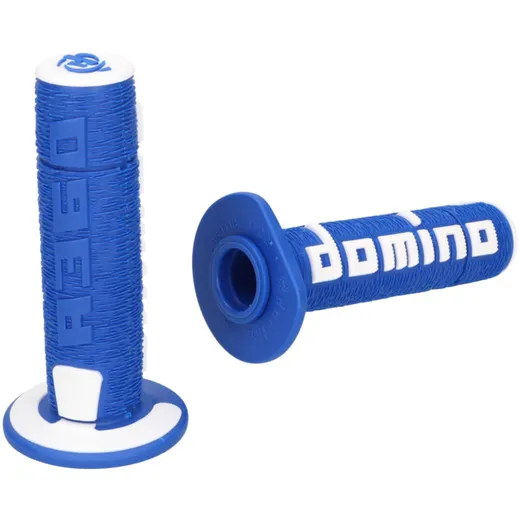 handlebar grip set Domino A360 off-road blue / white 37605