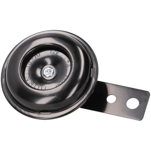 horn 12V DC 65mm black 37879 horn 12V DC 65mm black 37879