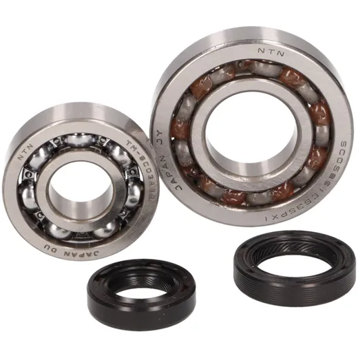 crankshaft bearing set for Aprilia Scarabeo, Piaggio Liberty, Zip, Vespa ET4 50 4T (1st series, 25mm bearing seat) 38330 crankshaft bearing set for Aprilia Scarabeo, Piaggio Liberty, Zip, Vespa ET4 50 4T (1st series, 25mm bearing seat) 38330