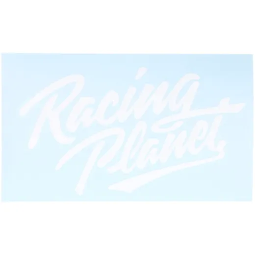 Aufkleber Racing Planet 200x115mm weiß 38876_1