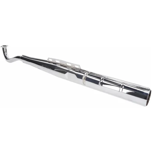 Schalldämpfer Auspuff 28mm verchromt Originaloptik für Puch Maxi 38976