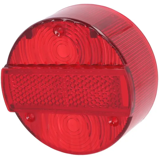 Heckleuchte Rücklichtglas rund für Simson Schwalbe KR51/2, S50, S51, S53, S70, S83, SR50, SR80, MZ ETZ 125, 150, 250 39618