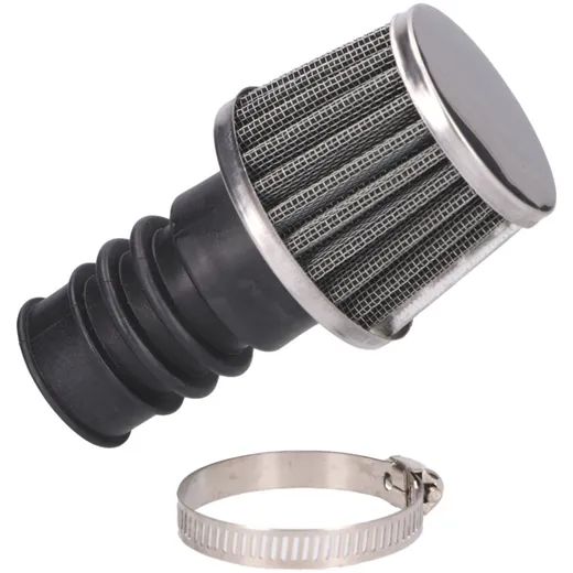Air filter power filter 17 / 21mm for moped with 15mm Bing carburetor 39694