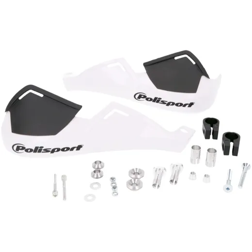 handguards Polisport Evolution Integral white for 22mm diameter handlebar 39862