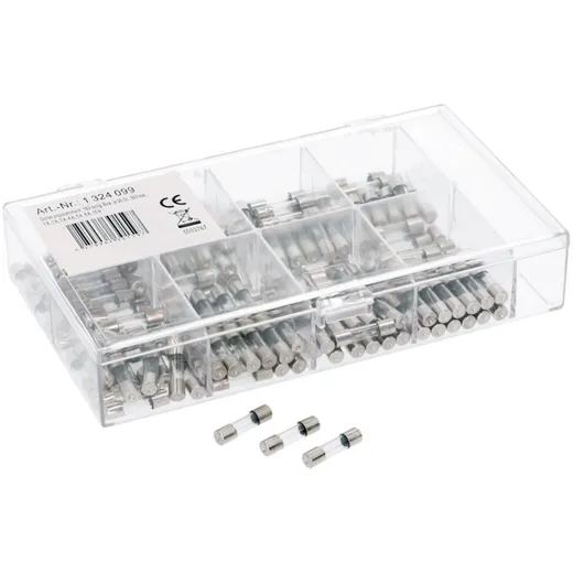 micro glass fuse 20x5mm - set of 160 pcs 39959