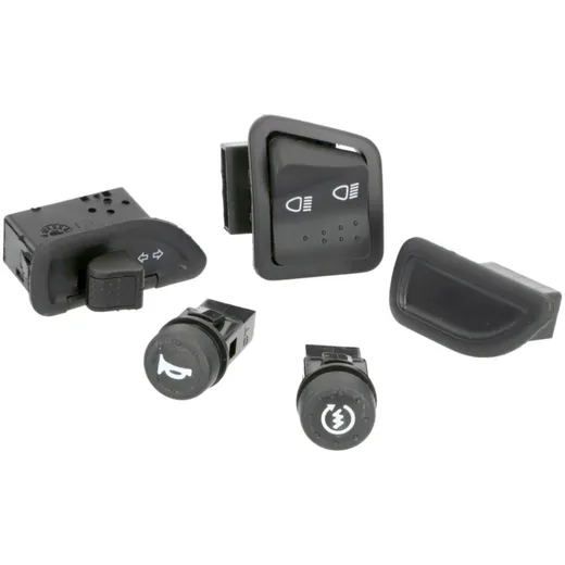 high / low beam, indicator, horn, start switch set 5-part for Piaggio Zip 2000- 40007