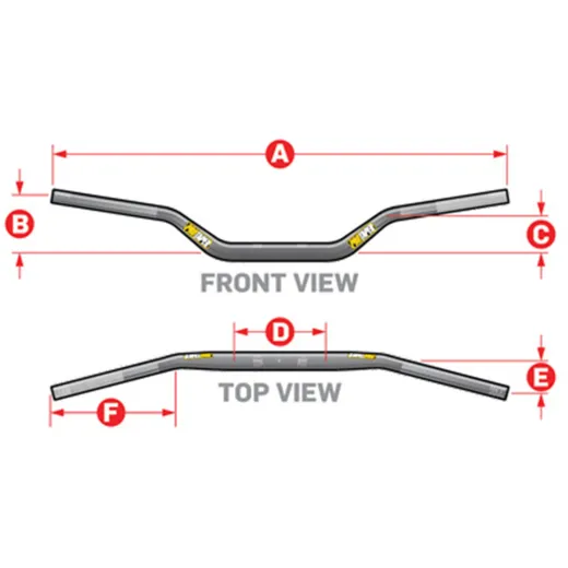 Lenker ProTaper SE SX Race schwarz 87mm - 800mm 40054_3
