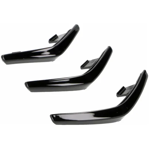 horn cover grill fin set Power1 glossy black for Vespa Primavera, Sprint 2013-2019 40073