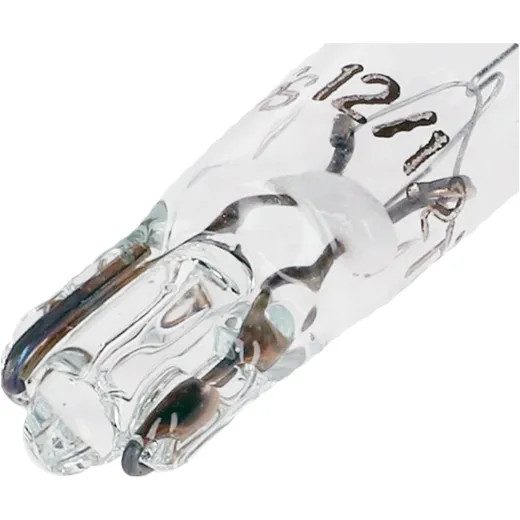 Birne Glühlampe T5 W2x4,6d 12V-1,2W klar, Glassockel 40124