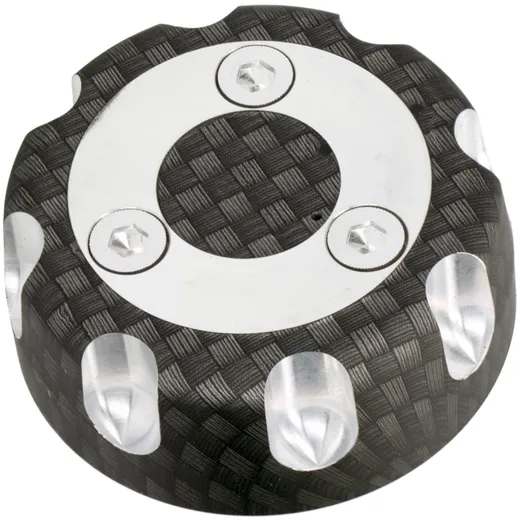 Tankdeckel Aluminium Carbon-Look für Aprilia RX 50, SX 50, Derbi Senda R, Senda SM, Gilera SMT 50, RCR 50 40149