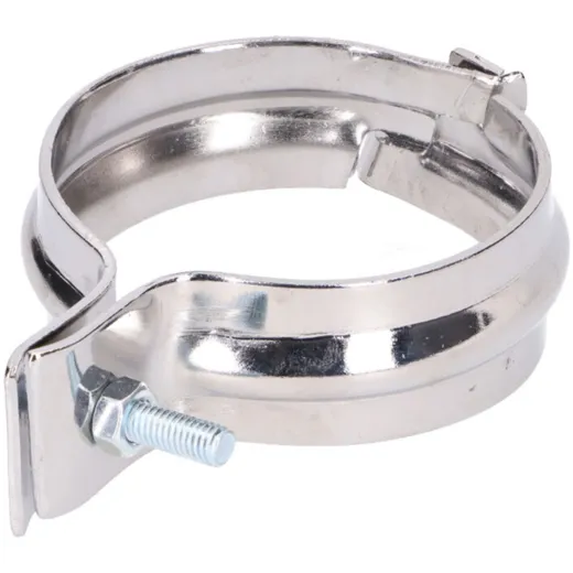 rear exhaust clamp chromed 2-part for Simson S50, S51, SR53,_1
