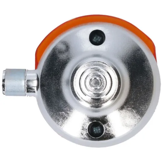 Blinker vorn 80mm orange, Endkappe Chrom für Simson S50, S51_1