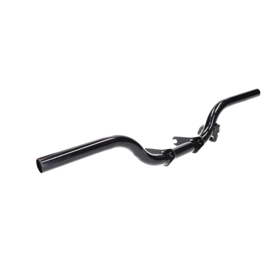 footrest rod black w/ side stand holder plate for Simson S50_1