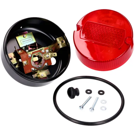 tail light 100mm w/o number plate light for Simson S50, S51, S70, SR50, SR80, Schwalbe 40858