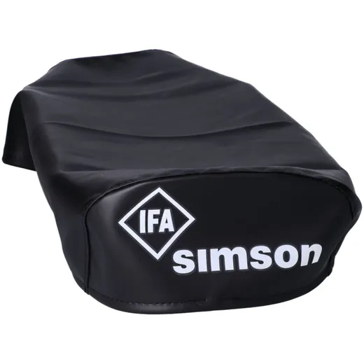 Sitzbankbezug Sitzbezug glatt schwarz für Simson S50, S51, Schwalbe KR51/1, KR51/2, Sperber SR4-3, Habicht SR4-4 40880