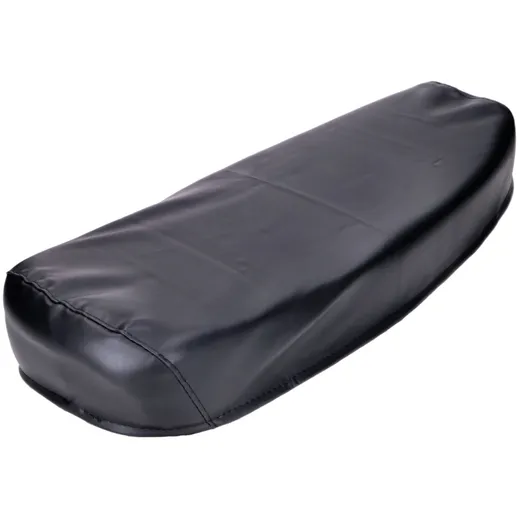 Seat cover black smooth (without lettering) for Simson S51, _1