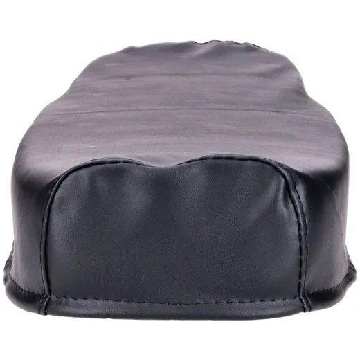 Seat cover black smooth (without lettering) for Simson S51, _2