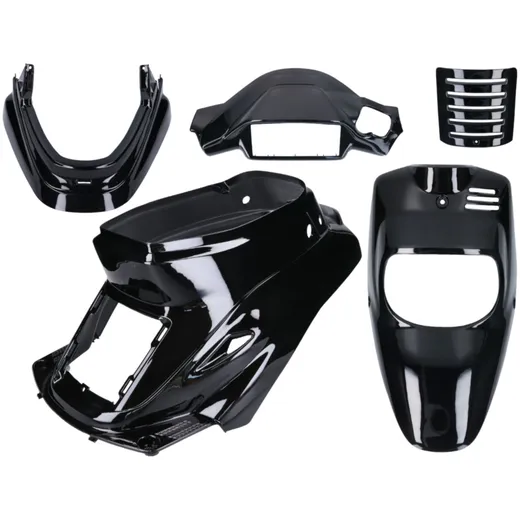 Verkleidungskit schwarz metallic 5-teilig für MBK Booster -2004, Yamaha BWS -2004 41137