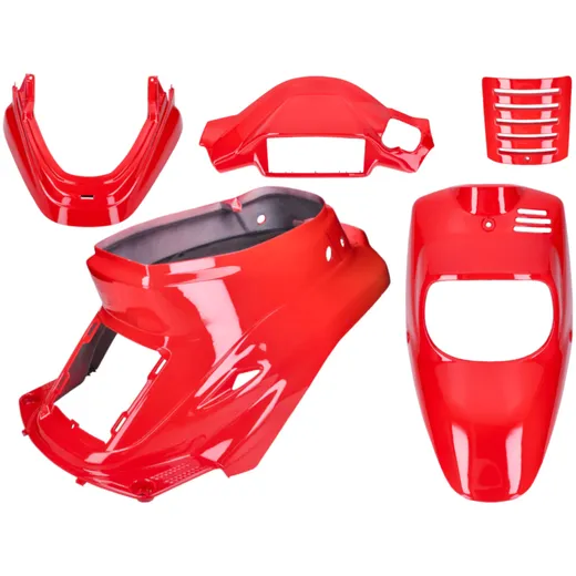 fairing kit red 5-part for MBK Booster -2004, Yamaha BWS -2004 41139