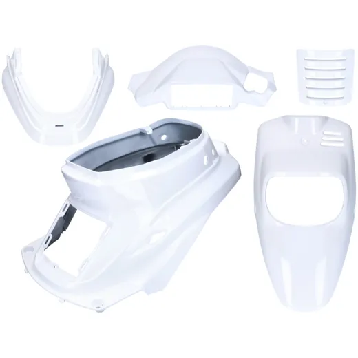fairing kit white 5-part for MBK Booster -2004, Yamaha BWS -2004 41140