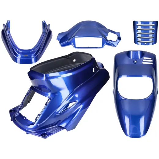 Verkleidungskit blau metallic 5-teilig für MBK Booster -2004, Yamaha BWS -2004 41141