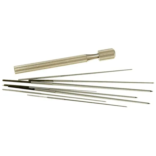 Düsen Reibahle Set mit Halter 0,6mm - 1,3mm 41209 Düsen Reibahle Set mit Halter 0,6mm - 1,3mm 41209