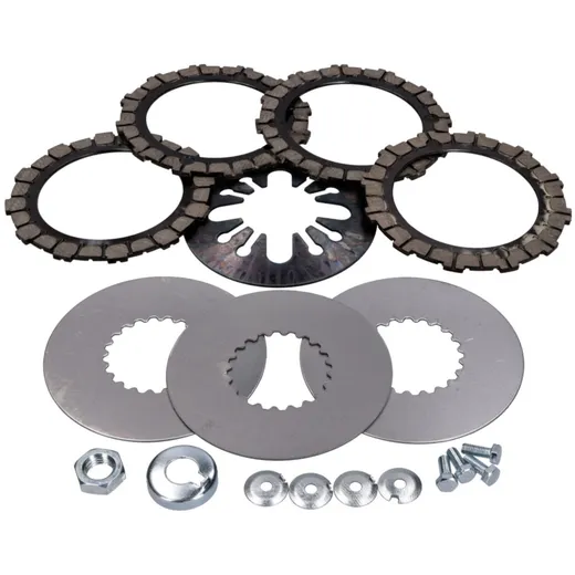 Lamellen Reibscheiben Kupplungsteile Set 18-teilig verstärkte 1,6mm Tellerfeder für Simson S51, S53, S70, S83, SR50, SR80, KR51/