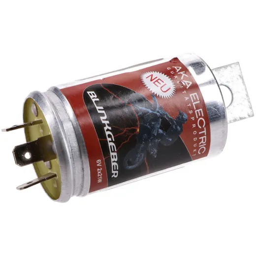 flasher unit / relay 6V 21W for Simson S50, S51, Schwalbe, Sperber, Star, Habicht, Spatz 41630