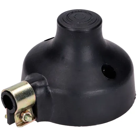 Lampenträger / Rückteil Blinker 80mm rund, schwarz für Simso_1
