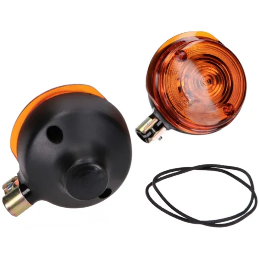front indicator light set round shape for Simson S50, S51, S70, SR50, SR80, MZ TS 250, ETZ 125, ETZ 150, ETZ 250 41736