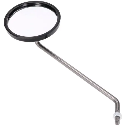 mirror left retro-style round shape 90mm, M8 thread for Simson S50, S51, S70, SR50, SR80, KR51/2 KR50 Schwalbe 41872
