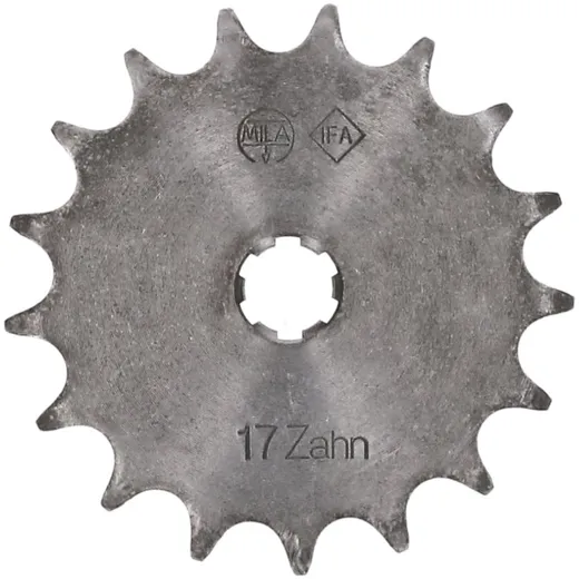 sprocket 17 tooth old type for Simson S50, SR4-1, SR4-2, SR4-3, SR4-4, KR51/1 Schwalbe, Star, Sperber, Spatz, Habicht 41874