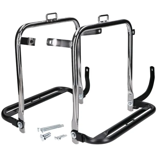luggage rack set right and left, chromed for Simson S50, S51, S70 41913