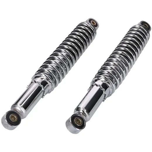 shock absorber set 380mm 5-fold adjustable for Simson S50, S51E S51, S70E, S70, S53, S83 Enduro 42156 shock absorber set 380mm 5-fold adjustable for Simson S50, S51E S51, S70E, S70, S53, S83 Enduro 42156