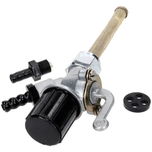 Kraftstoffhahn Benzinhahn mit Wassersack schwarz für Simson S50, S51, S70 42159