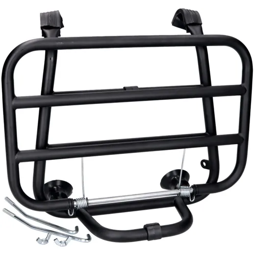 front luggage rack folding black for Vespa PX, LML 42444