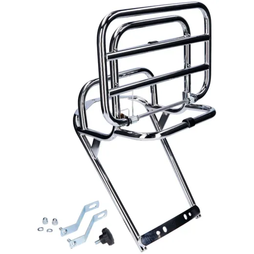 rear luggage rack folding chromed for Vespa Primavera ET3, V50, V90, PK 42447