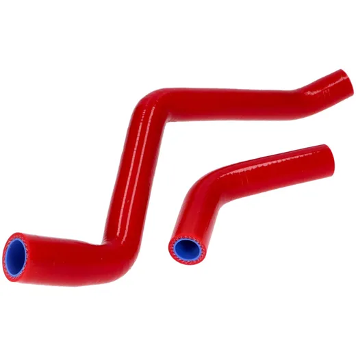 coolant hose set silicone red for Aprilia RX, SX, Derbi Senda, Gilera RCR, SMT D50B0 -17 42574