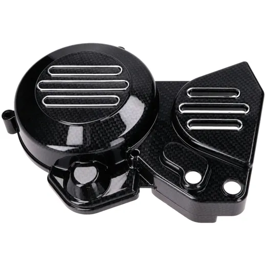 Limadeckel Lichtmaschinendeckel / Zündungsdeckel TUNR Carbon-Look für Derbi EBE, EBS 42604