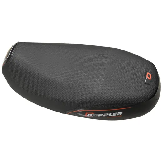 Sitzbankbezug Doppler schwarz / rot für MBK Booster, Yamaha _1