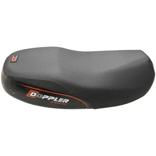 Sitzbankbezug Doppler schwarz / rot für MBK Booster, Yamaha _2