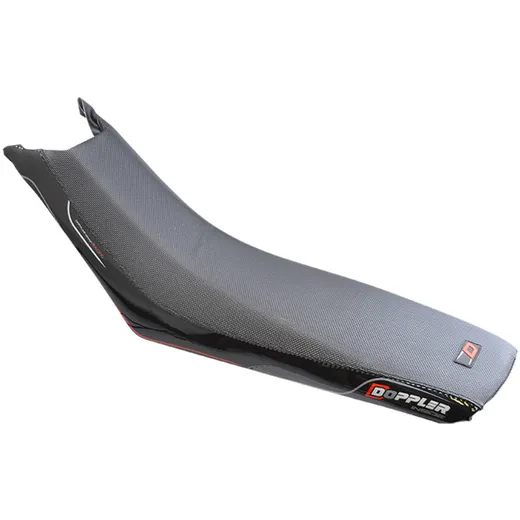seat cover Doppler black / red for Derbi Senda 2010-, Gilera RCR, SMT 2011- 42613